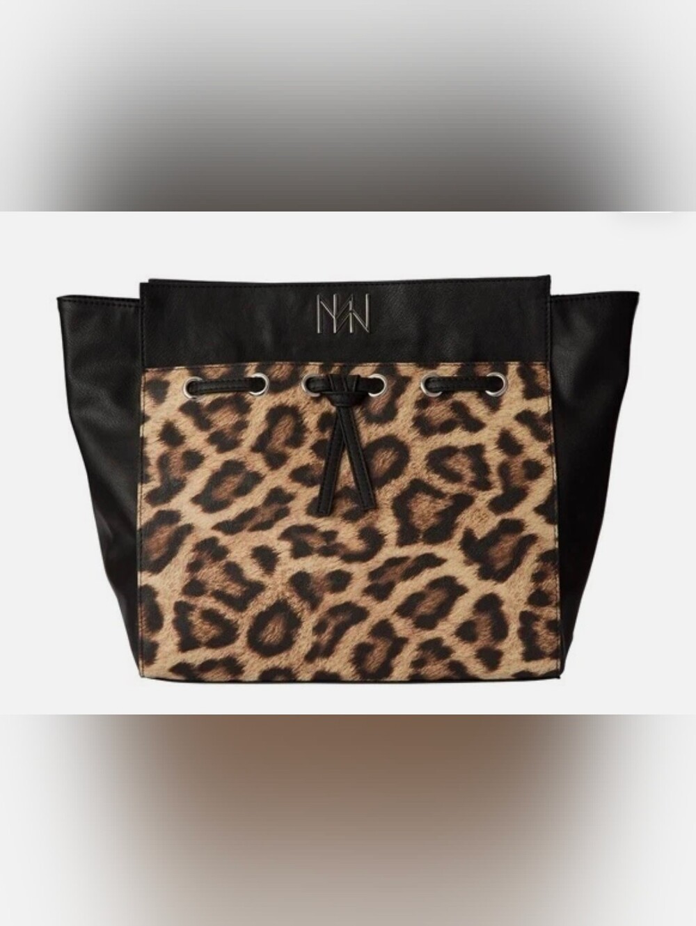 BNWT MICHE Demi Verve Leopard Print Demi Shell Black/Brown Shell Only